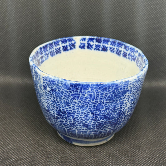 藍白魚鱗紋  小杯