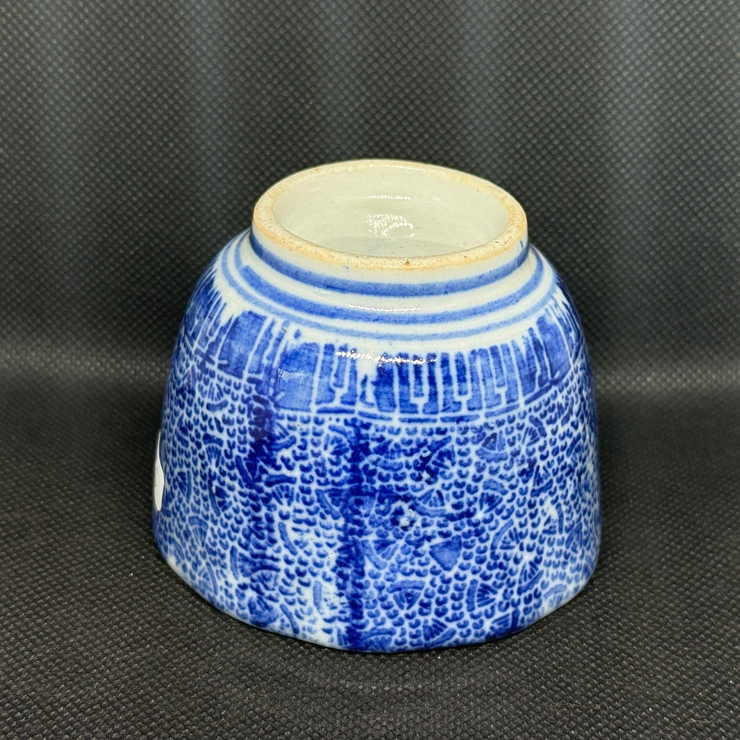 藍白魚鱗紋  小杯