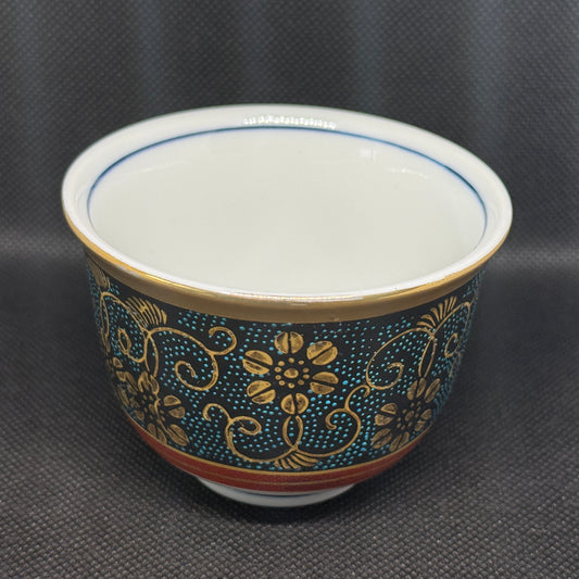 九谷燒 - 綠金 小杯
